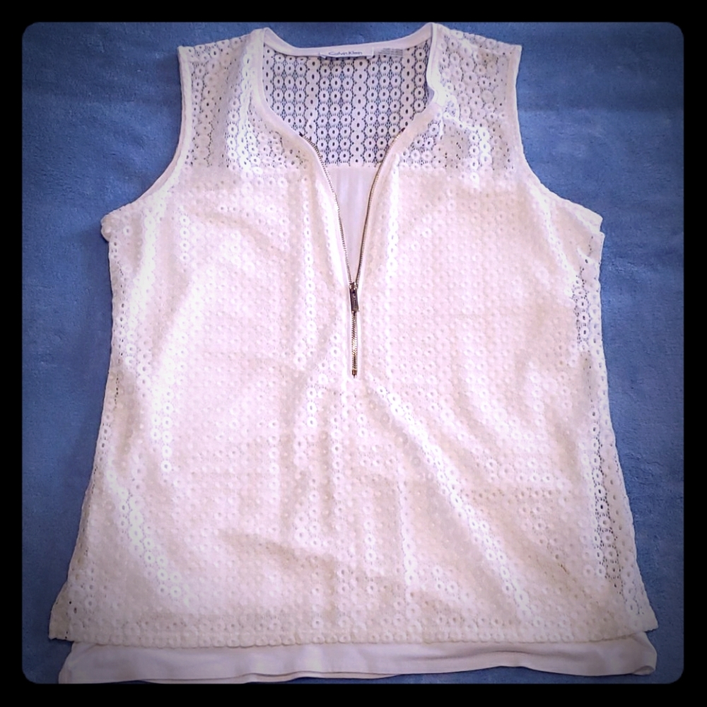 Calvin Klein off white top